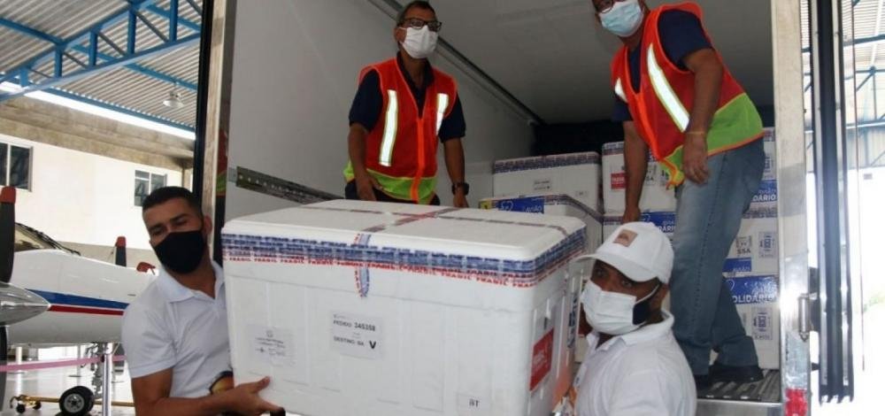 Bahia ultrapassa 2 milhões de doses de vacinas recebidas