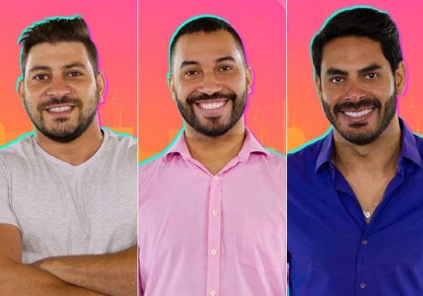Gilberto enfrenta Caio e Rodolffo no 10º paredão do Big Brother Brasil 21