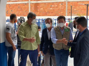 Ministros da Cidadania e do Turismo visitam obras do Complexo Educacional, em Feira