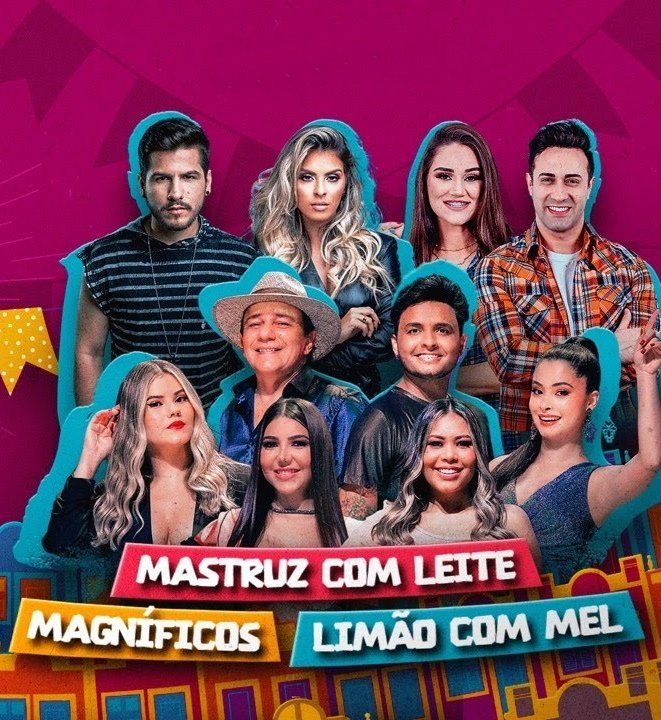 Mastruz, Magníficos e Limão se encontram em live especial na noite de hoje (23), em Caruaru