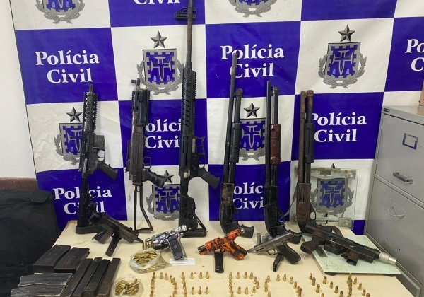 Quase 2 mil armas foram apreendidas no 1º semestre deste ano