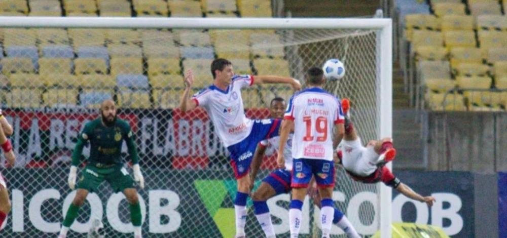 CBF admite erro de arbitragem em pênalti contra o Bahia, a favor do Flamengo
