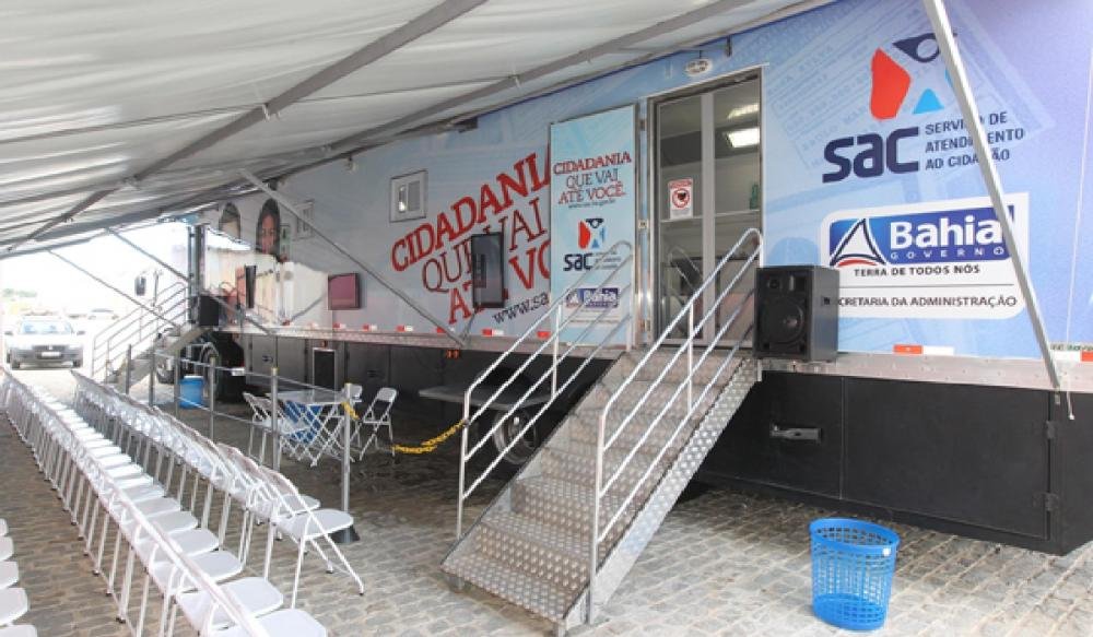 SAC Móvel presta atendimento em cinco municípios baianos