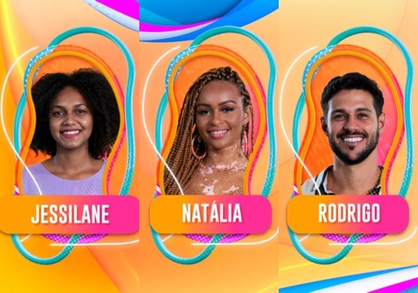 Jessilane, Natália e Rodrigo formam segundo paredão do BBB 22