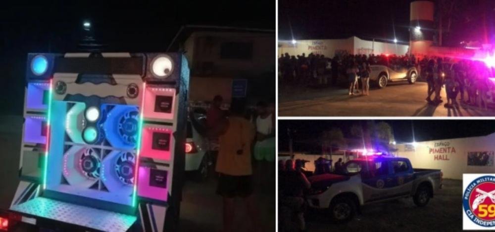 Blocos e paredões clandestinos foram encerrados no domingo de Carnaval, diz PM