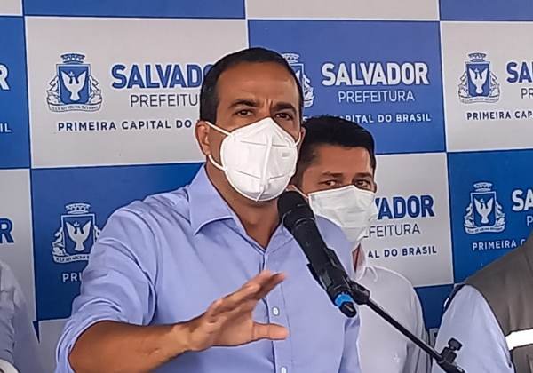 ‘Por conta do grande volume de chuvas, estamos em alerta’, diz Bruno Reis