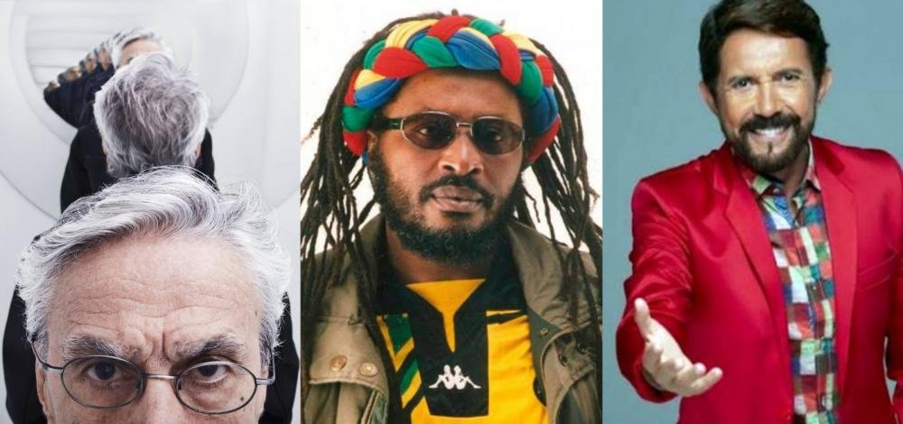 Caetano Veloso, Edson Gomes e Adelmário Coelho: programe seu fim de semana em Salvador