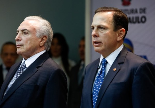 Antes de renunciar, Doria negociava chapa com Michel Temer