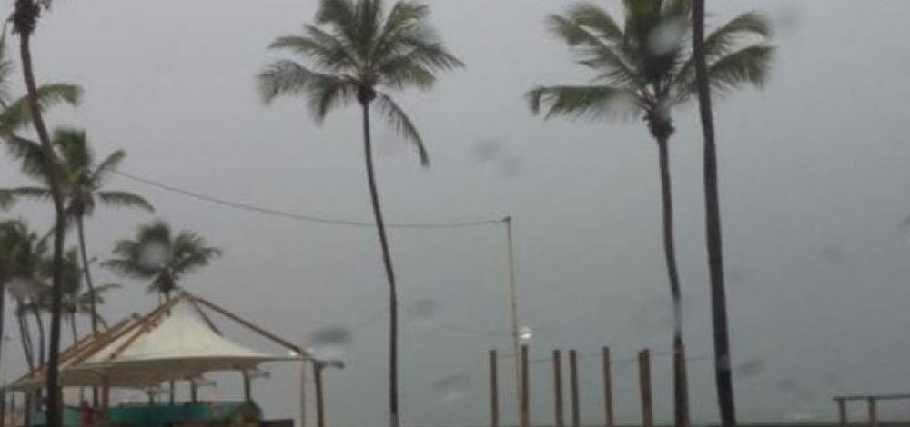 Com rajadas de até 60 km/h, ventania provoca transtornos em Salvador