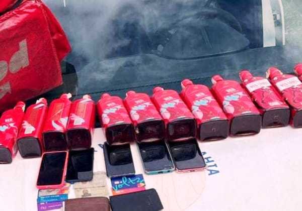 PM prende homens com 11 litros de whisky comprados com cartões falsos
