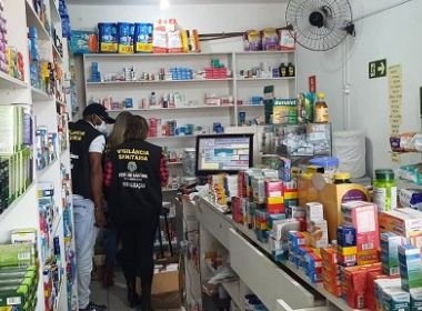 Feira: Vigilância interdita farmácia com remédios exclusivos da SMS
