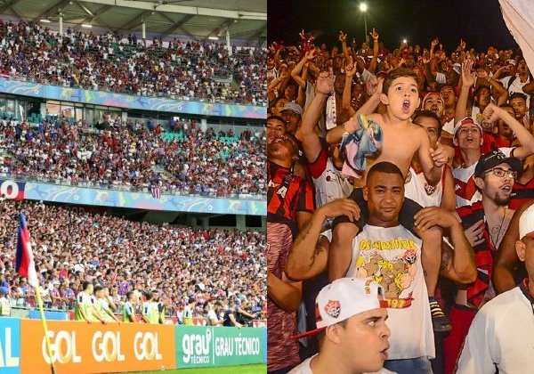 Pesquisa aponta Bahia e Vitória como 11ª e 18ª maiores torcidas do país