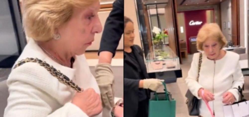 Idosa viraliza nas redes sociais ao gastar R$ 200 mil em tarde de compras