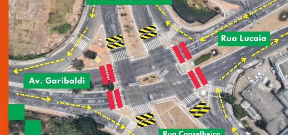 Trânsito será bloqueado por 10 dias em trechos na Avenida Lucaia