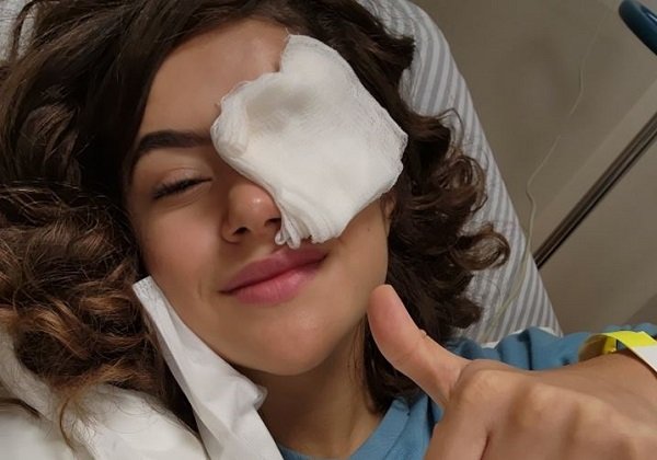 Maisa passa por procedimento de emergência após um ‘corpo’ estranho entrar no olho