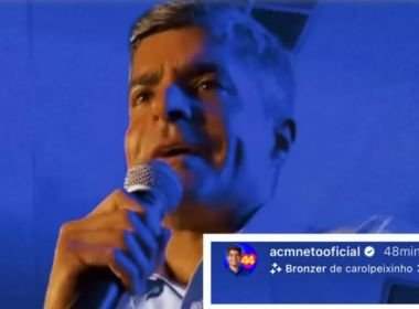 ACM Neto volta a polemizar nas redes sociais após usar filtro que deixa pele bronzeada