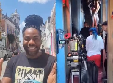 Lázaro Ramos compartilha primeiras gravações de 'Ó Paí Ó 2' em Salvador