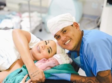 Nasce Lunna Aquino, segunda filha de Thiago Aquino