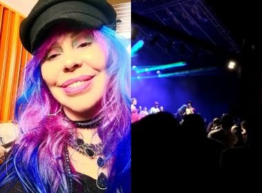 Baby do Brasil é vaiada durante show em Salvador