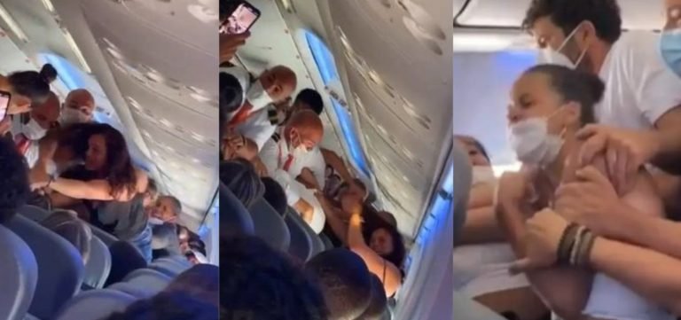 Em briga por assento, passageiras trocam tapas dentro de avião
