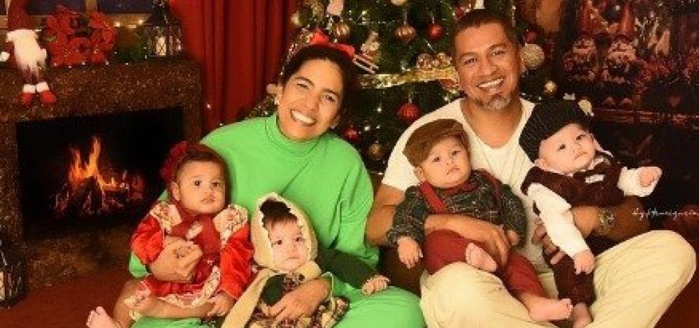 Pai de quadrigêmeos, produtor baiano pede ajuda para tratamento urgente de filhos