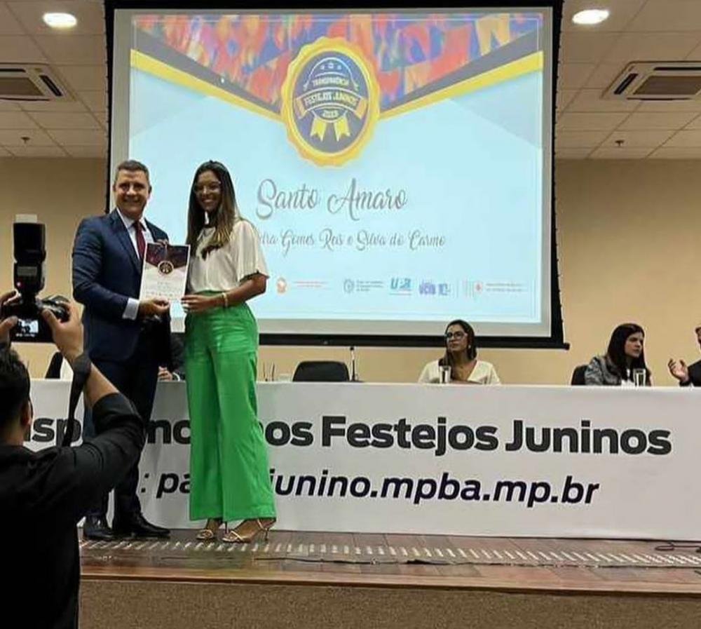 Santo Amaro recebe Selo de Transparência do MP após informar gastos com festejos juninos