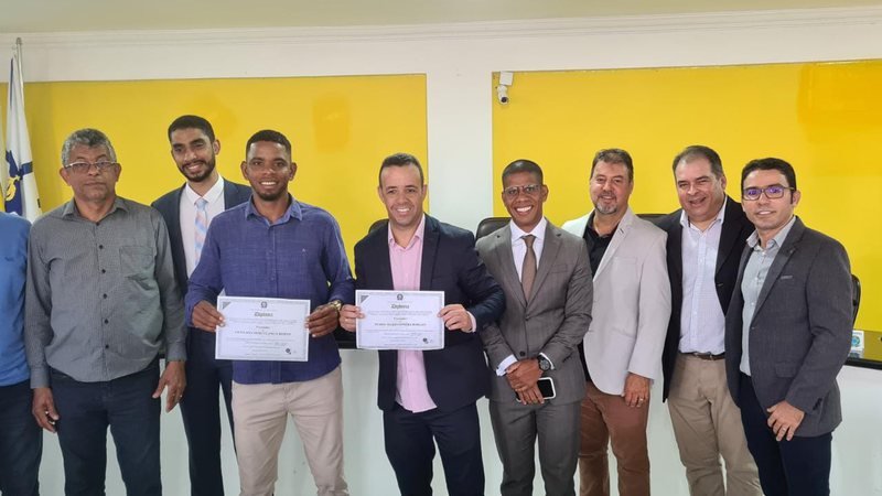 Novos vereadores são diplomados em Coração de Maria; veja os nomes