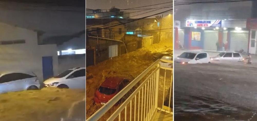 Temporal causa alagamentos e queda de energia elétrica em Brumado