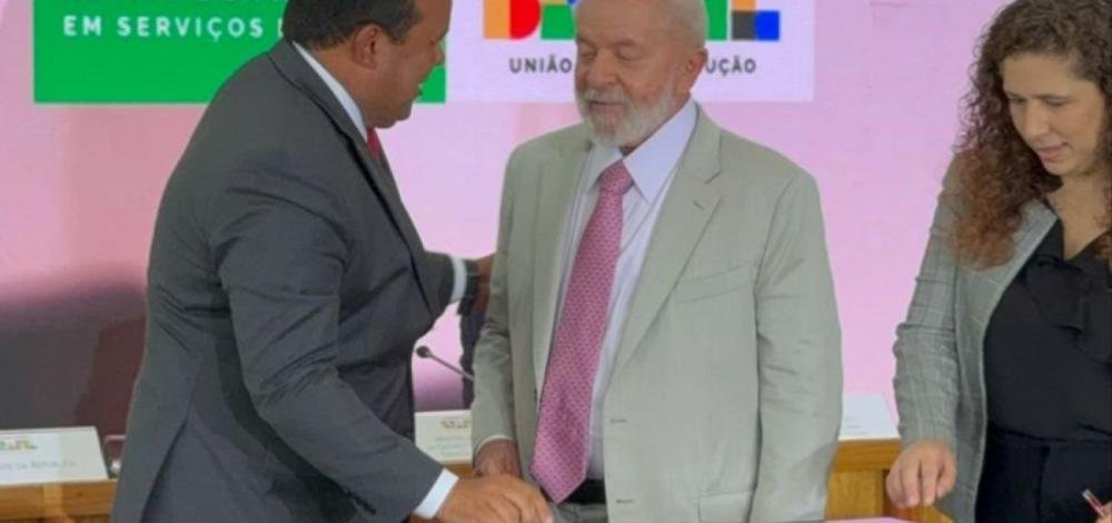 Governador em exercício, Geraldo Júnior participa de evento ao lado de Lula em Brasília