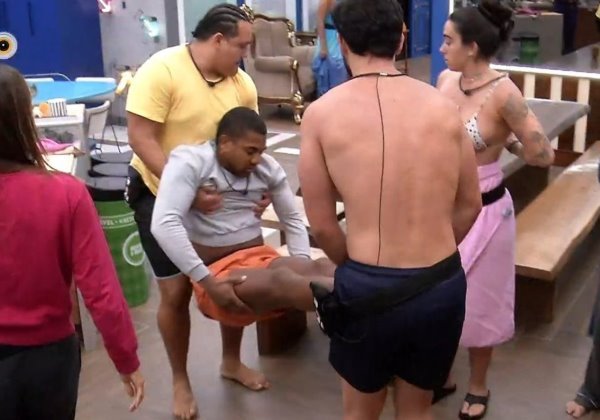 Após 16h de prova de resistência, Davi passa mal e recebe atendimento médico