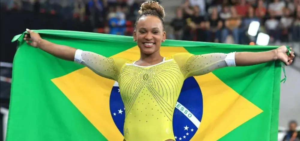 Rebeca Andrade ganha medalha de prata na ginástica artística individual