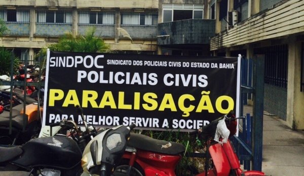 Profissionais da Segurança Pública realizam protesto contra Previdência no 2 de Julho