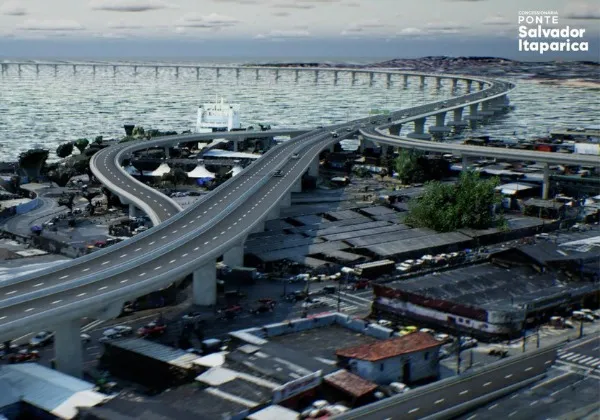 Projeto da Ponte Salvador-Itaparica é divulgado com promessas de impacto social e econômico
