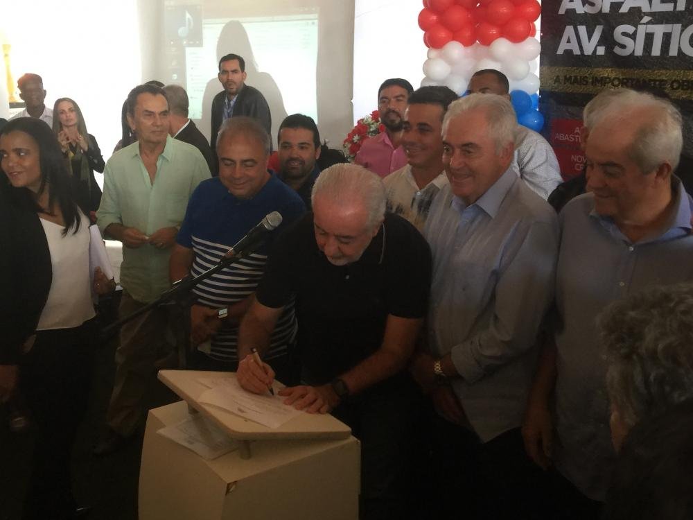 Assinada Ordem de Serviço para pavimentação asfáltica do Sítio do Aragão, em Santo Estêvão 