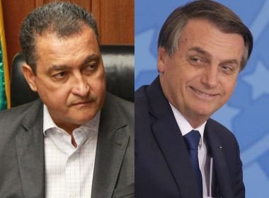 Bolsonaro acusa Rui Costa de proibir PMs na inauguração do aeroporto; petista rebate