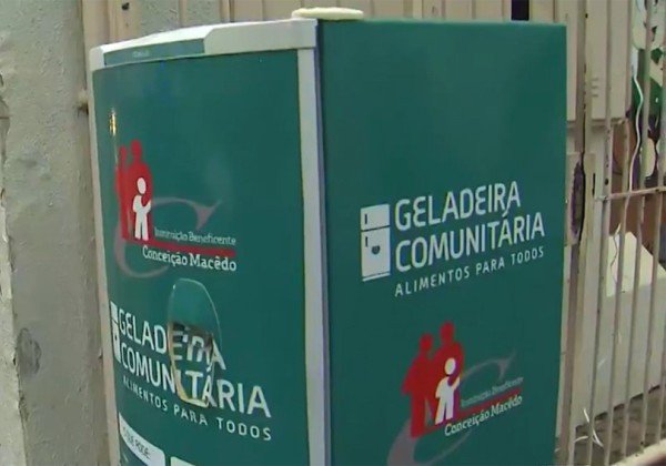 ‘Geladeira comunitária’ é roubada em Nazaré menos de 24h após ser instalada