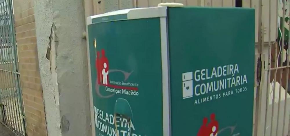 Após roubo, IBCM recebe doação para nova 'geladeira solidária'