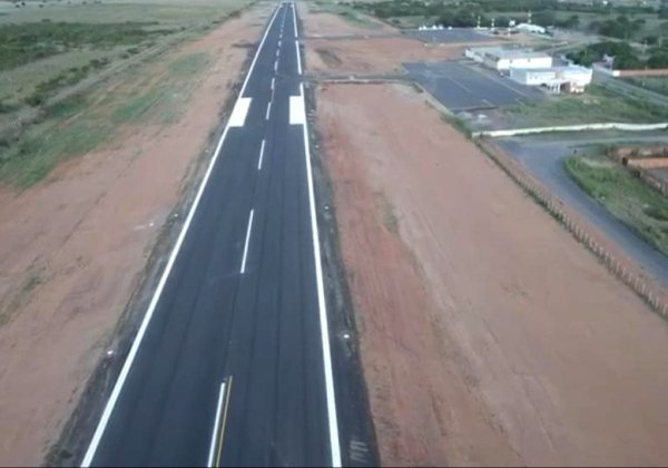 Recuperação do aeroporto permitirá voos comerciais