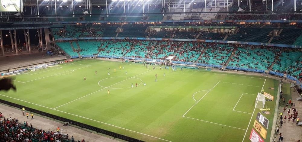 Na Fonte Nova, Vitória tropeça diante do lanterna e perde para o Guarani