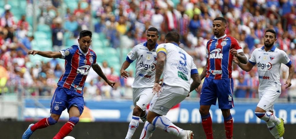 No duelo de tricolores nordestinos, Bahia empata com o Fortaleza na Fonte Nova