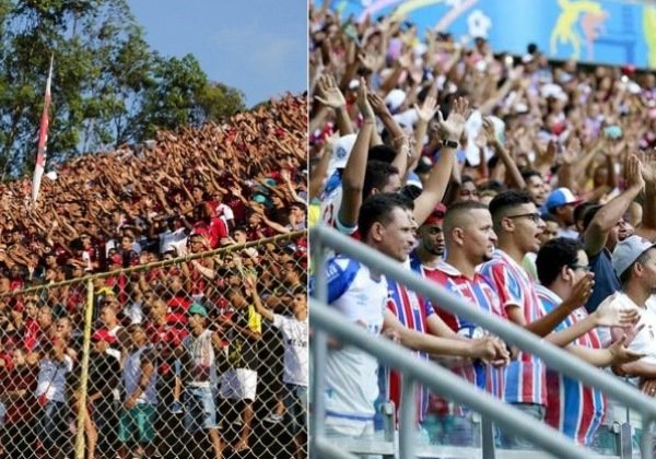 Bahia e Vitória empatam em torcida, diz Datafolha; Tricolor é maior no NE