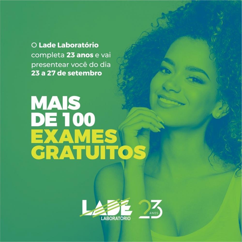 Laboratório oferece mais de 100 exames gratuitos durante semana de aniversário