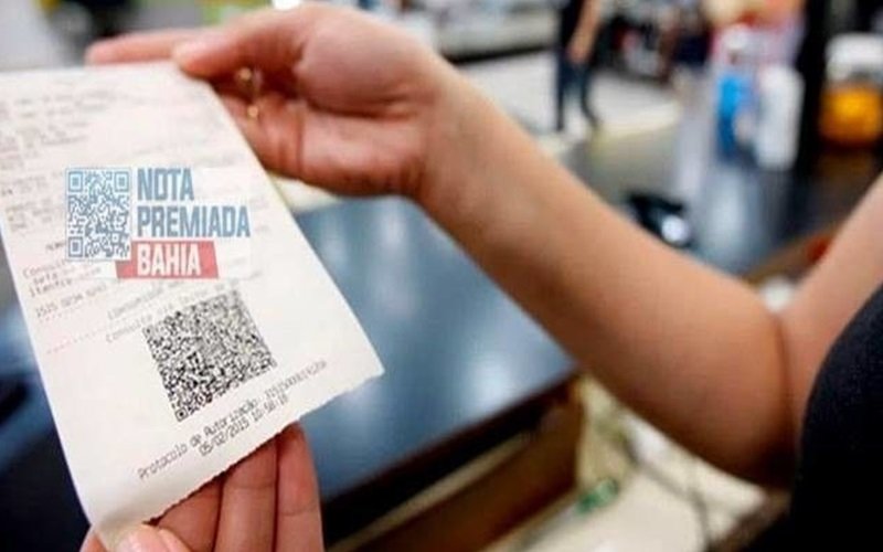 Compras até segunda-feira concorrem ao próximo sorteio da Nota Premiada Bahia