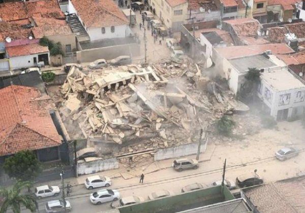 Bombeiros encerram buscas por sobreviventes do desabamento em Fortaleza