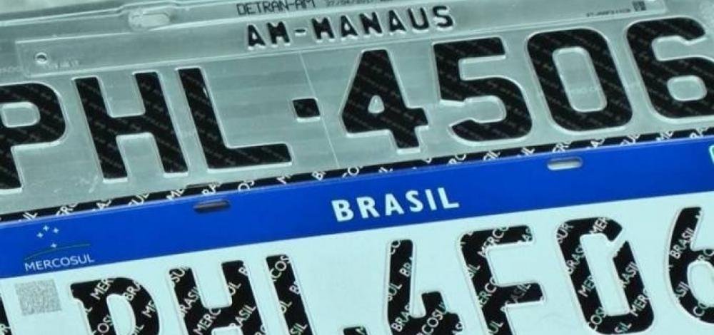 Placa modelo Mercosul passa a ser obrigatória a partir de 31 de janeiro