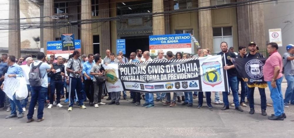 Policiais civis e penais param por 48h a partir de hoje