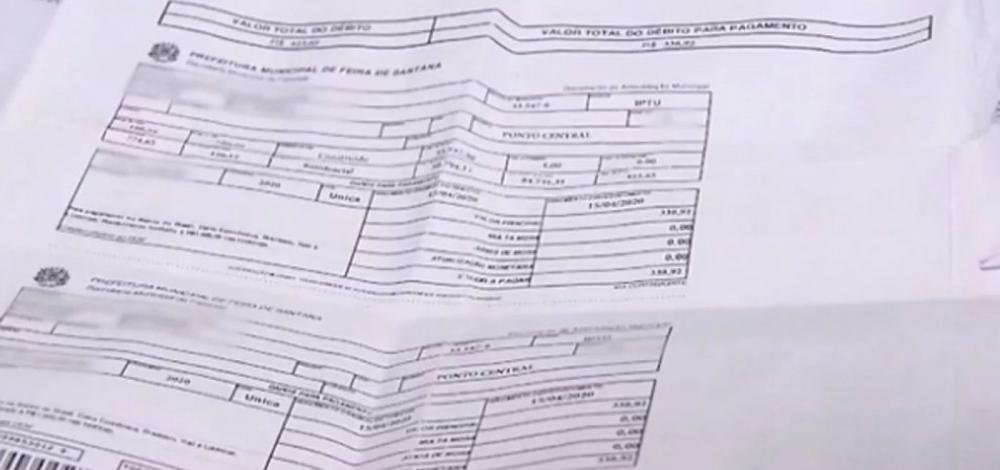 Feira de Santana: contribuintes recebem boleto falso do IPTU e polícia investiga fraude