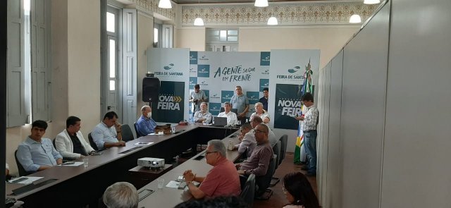 Reunião sobre reabertura do comércio de Feira termina sem decisão