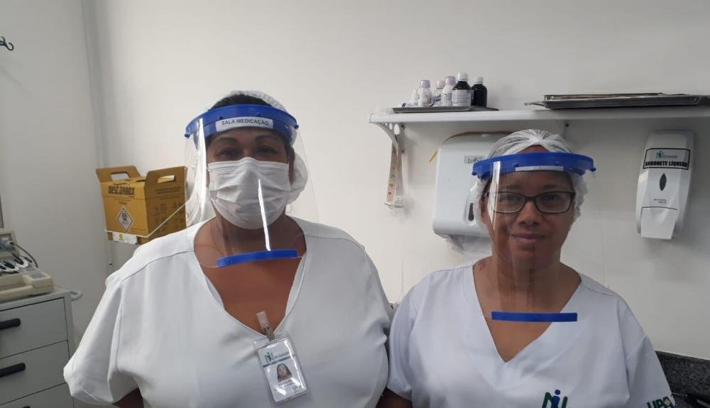 H. Olhos faz doação de escudos de proteção para unidades de saúde de Feira de Santana 