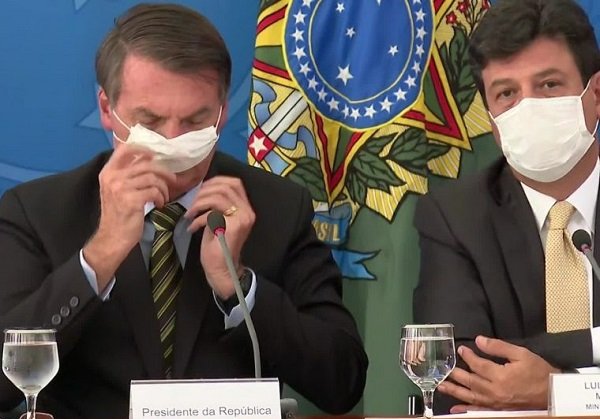 Mandetta: ‘Brasileiro não sabe se escuta ministro ou presidente’